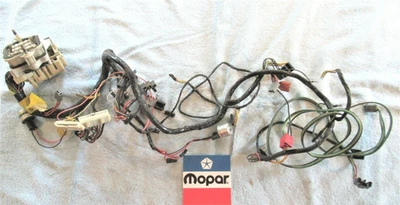 1971 71 Charger Satellite Sebring standard dash harness non AC car - Image 1 of 4