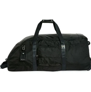 TUMI Pinehurst Collapsible Wheeled Soft Duffel Extra Large Hickory Black Luggage - Picture 1 of 7