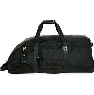 TUMI Pinehurst Collapsible Wheeled Soft Duffel Extra Large Hickory Black Luggage - Image 1 of 4