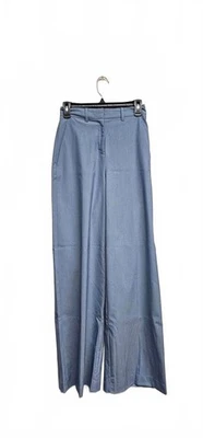 Pantalones Body by Victoria Pierna Ancha en Azul Suave - Talla 0 Alto Foto 1 de 3