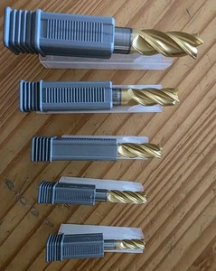 CNC Fräser Set 5 Teilig Neu Für Stahlbearbeitung - Bild 1 von 2