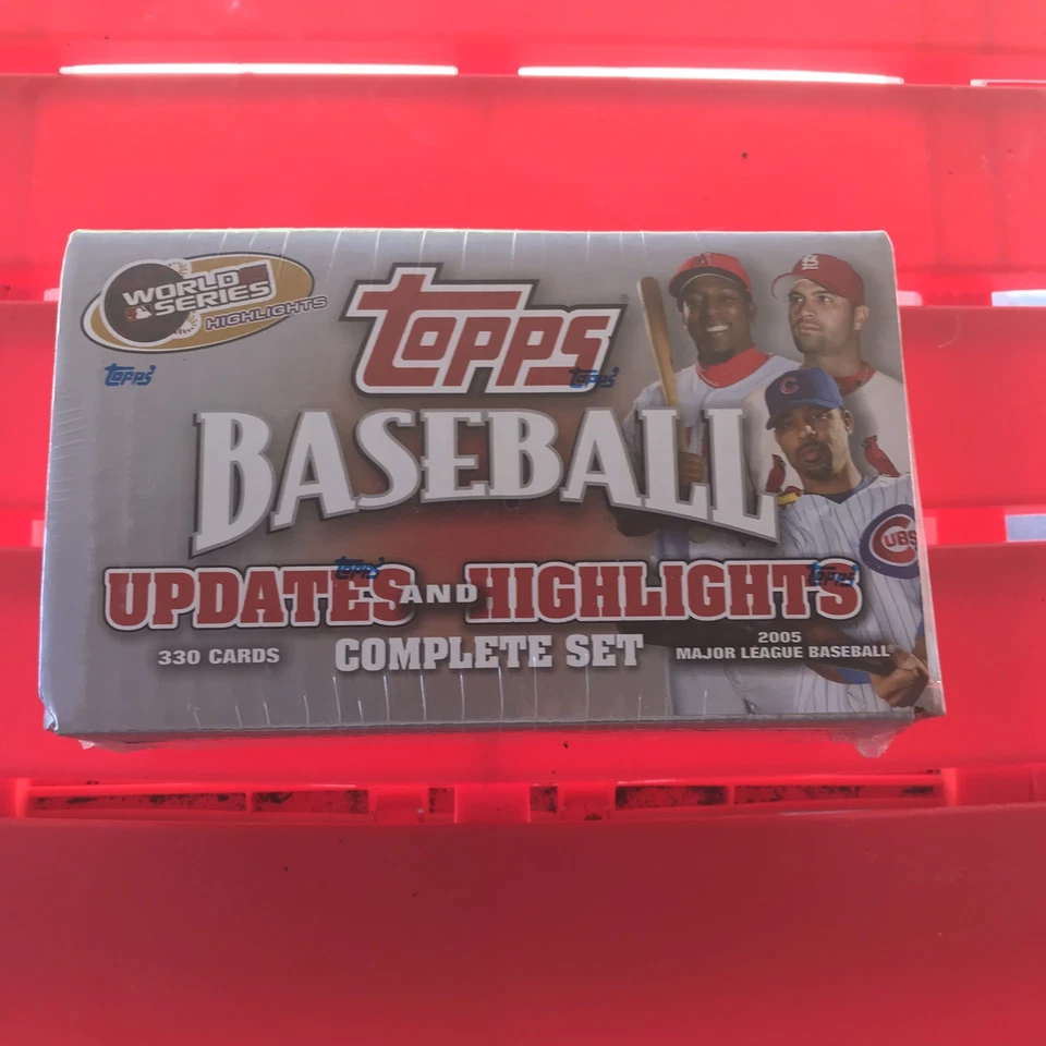 2005 Topps Baseball Updates & Highlights Complete Factory Sealed Set, 330 Cards - Image 1 of 1