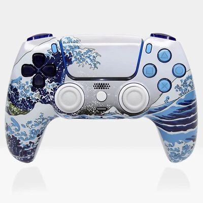 Kanagawa Great Wave PS5 Controller Killscreen Esports PlayStation 5 DualSense - Image 1 of 4