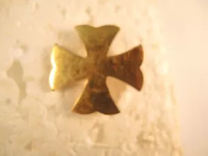 Army medical 1901-02 enlisted cap device insignia gilt pin back hospital steward - Picture 1 of 2