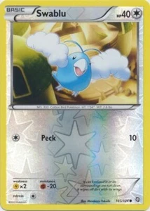 Pokemon - Swablu - 105/124 - Comune - Reverse Holo - BW - Draghi Esaltati - NM - Foto 1 di 1