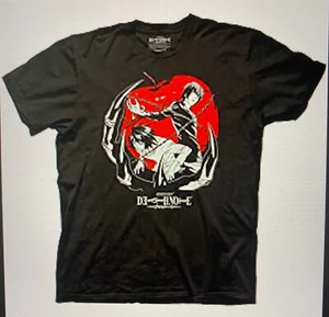Death Note Light & L on Apple Ryuk Hand Adult T-Shirt Size XL - Picture 1 of 2