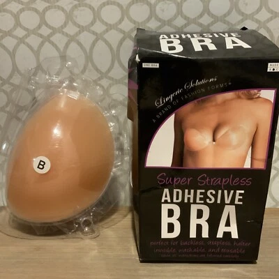 🍒 Fashion Forms Women's Adhesive Strapless Backless Bra-Nude Size B‼️Damaged📦 - Image 1 of 4