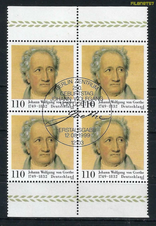 Alemania, 1999 - Michel 2073** - CCL Aniversario de J. W. von Goethe - Imagen 1 de 1