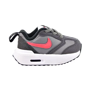 Nike Air Max Dawn (TD) Toddler's Shoes Flat Pewter-Siren Red DC9319-004 - Picture 1 of 6