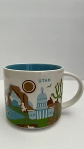 Starbucks UTAH YOU ARE HERE 14oz Collector Series Coffee Mug Cup 2014 - Picture 1 of 8