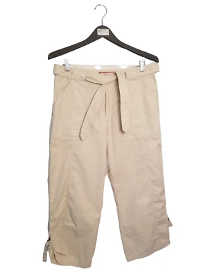 Pantalones para mujer Caribbean Joe caqui talla 12 cintura 34 entrepierna 23 pulgadas Foto 1 de 4