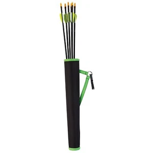 Cinturón tubo flecha de tiro con arco compacto Allen YOUTH carcaj LH perno VERDE NEGRO 7035 - Imagen 1 de 1