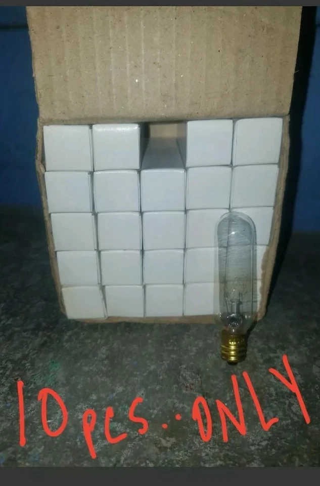 🤡💡10pk 15w T6 130v Clear E12 Candelabra bulb  Exit Sign FREE SHIP - Image 1 of 1