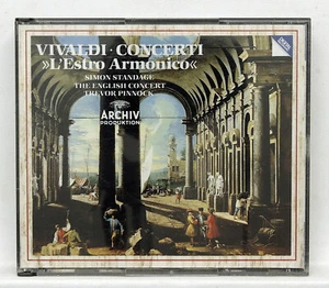 STANDAGE, PINNOCK ⸺ VIVALDI l'estro armonico ⸺ ARCHIV 2xCDs NM - Picture 1 of 2