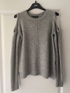 Dorothy Perkins knitted grey cut out jumper - Picture 1 of 3