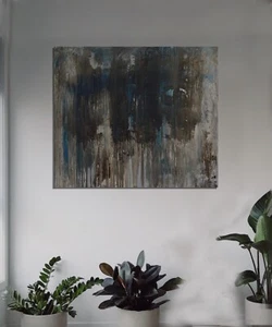 Mark Little Original �� Leinwand Gemälde 34 "X29" Abstrakt, POP Art, Modern - Bild 1 von 12