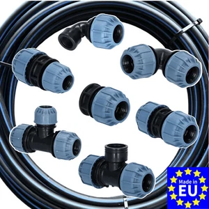 PE Rohr Klemmkupplung 20 - 40 mm, PE Kupplung PE Verbinder, Trinkwassergeeignet - Picture 1 of 27