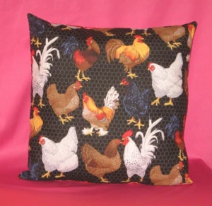 Funda de tiro hecha a mano - 14" - Pollos y gallos - Multicolor - Imagen 1 de 2