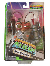 Monsters Vs. Aliens DR. COCKROACH Figure + Launcher 2009 Dream Works Toy Quest