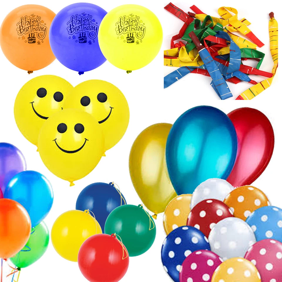 Globos de látex multicolores reutilizables para niños fiesta de cumpleaños &amp; bodas Foto 1 de 1