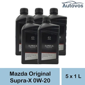 5x 1.L Mazda 0W20 SUPRA-X SKYACTIV-X 0W-20 Original Motoröl Engine Oil 5Liter  - Bild 1 von 3