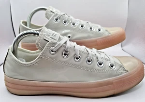 Converse All Star Low Mouse Washed Coral Teal Trainers Size 6 - Picture 1 of 16