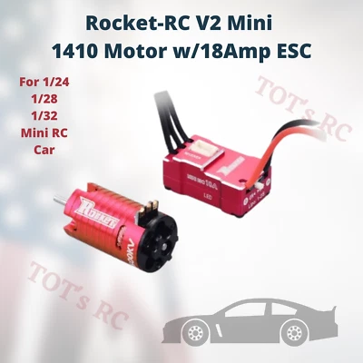 Surpass Hobby Rocket V2 Mini Z 1410 2500KV 3500KV 9500KV Brushless Motor&18A ESC - Image 1 of 4