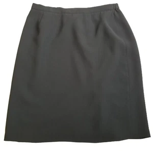 Suit Studio Black Pencil Skirt Size 18W Elastic Waist Professional Career Office - Picture 1 of 5