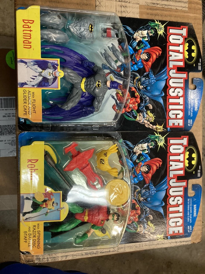 Total Justice Series 1 Batman 5 Inch Action Figure 1996 Kenner MIP