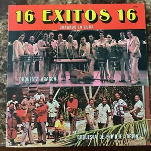 ORQUESTA ARAGON / ORQUESTA DE ENRIQUE JORRIN -16 EXITOS- 1983 MEXICAN LP CUBAN - Picture 1 of 4
