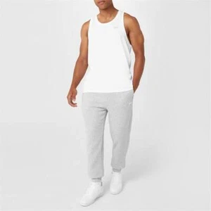Slazenger Cuffed Fleece Jogging Pants Men's Gray Size Large #REF84 - Picture 1 of 8