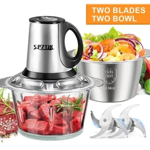 High Speed Stainless Steel Meat Grinder, Equipped with 4 Large Sharp Blades - Picture 1 of 8
