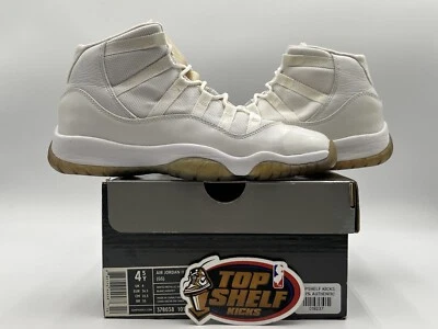 Air Jordan 11 Retro GS Plata Aniversario 2010 Talla 4.5Y Auténtico Raro Usado  Foto 1 de 4