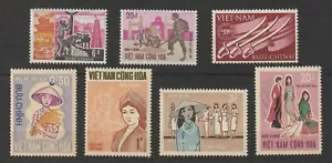 Südvietnam Briefmarken 3 Sets Sammlung Sc # 374 - 375, B2 & 343 - 346 postfrisch (5) - Bild 1 von 1