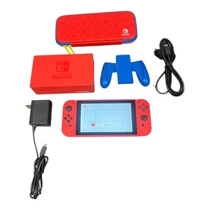 Consola Nintendo Switch Mario Edición Roja/Azul 32GB HAC-001-01 LIMPIA - Imagen 1 de 8
