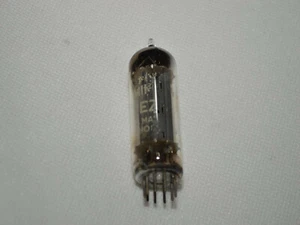 ✔️ WORKING VINTAGE PHILIPS MINIWATT EZ80 RECTIFIER VALVE TUBE - UK SELLER - Picture 1 of 4