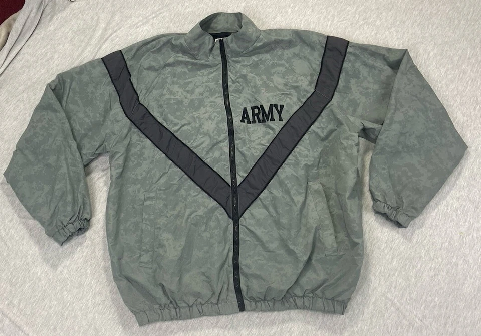 Армейская куртка IPFU мужская X большая длинная серая цифровая камуфляжная ветровка - Изображение 1 из 4