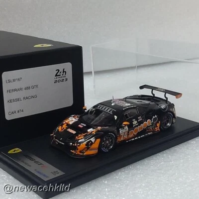 Ferrari 488 GTE EVO No.74 KESSEL RACING 24H LOOKSMART MODELS 1/43 #LSLM167 - Image 1 of 2