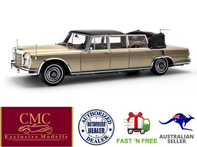 CMC M-217 Mercedes-Benz 600 Pullman Limousine Landaulet Two-tone, 1:18 LE 800 - Image 1 of 4