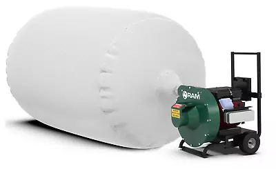20 RAM HEAVY DUTY INSULATION VACUUM BAGS 6' x 4' 75CF TOUGHEST WHITE BAG!