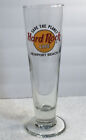 Hard Rock Cafe Newport Beach Save the Planet drink glass red yellow