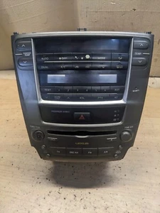 2007 LEXUS 220D RADIO STEREO CD PLAYER CLIMATE CONTROL HEAD UNIT 8612053370 - Picture 1 of 8