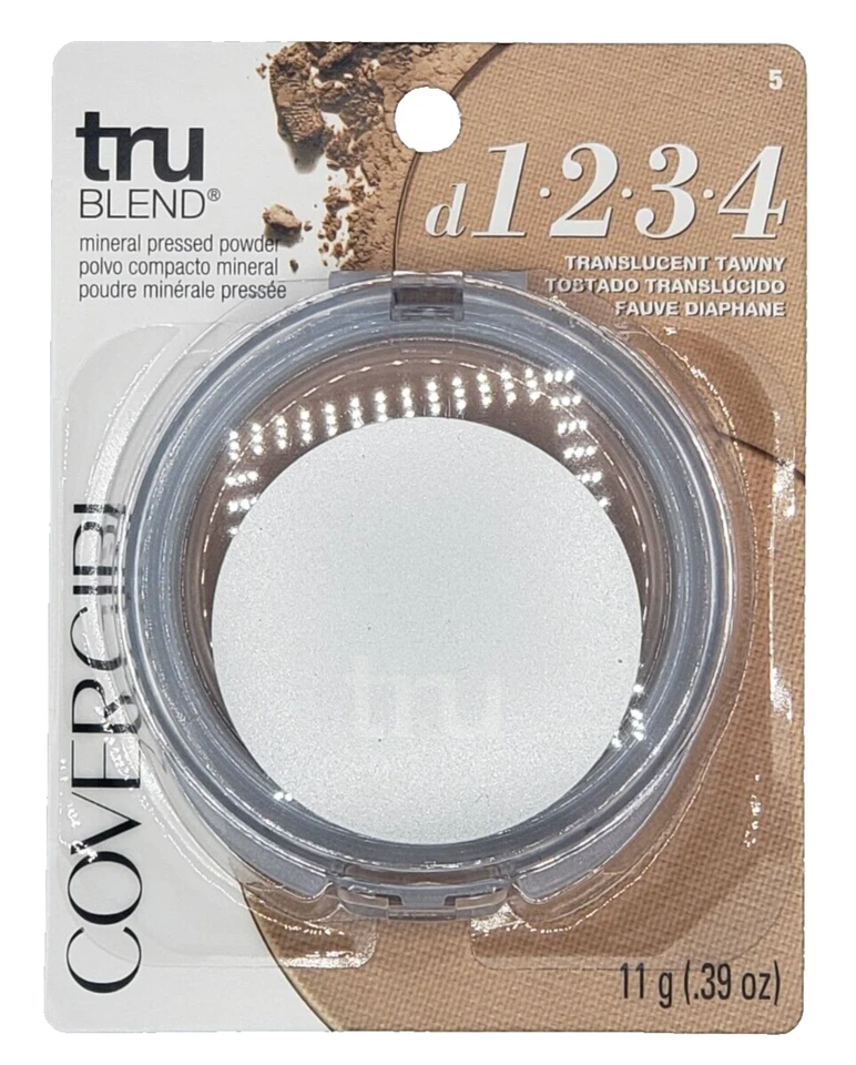 NEW CoverGirl TruBlend Mineral Pressed Powder- d 1 2 3 4 TRANSLUCENT TAWNY - Image 1 of 1