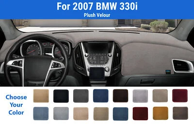 Cubierta de alfombrilla de salpicadero para BMW 330i 2007 (terciopelo de felpa) Foto 1 de 4