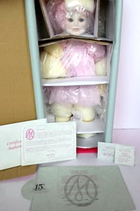 MARIE OSMOND CRYSTALLINE PORCELAIN DOLL NEW NEVER REMOVED FROM THE BOX COA #762 - Picture 1 of 9