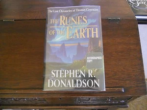 THE RUNES OF EARTH, Stephen R. Donaldson, SIGNED 1st ed/1st printing 2004, HCDJ - Picture 1 of 5