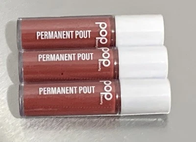 Lot of 3 - POP Beauty Permanent Pout - Bubbly Berry - travel size sealed (#xn3) - Image 1 of 2