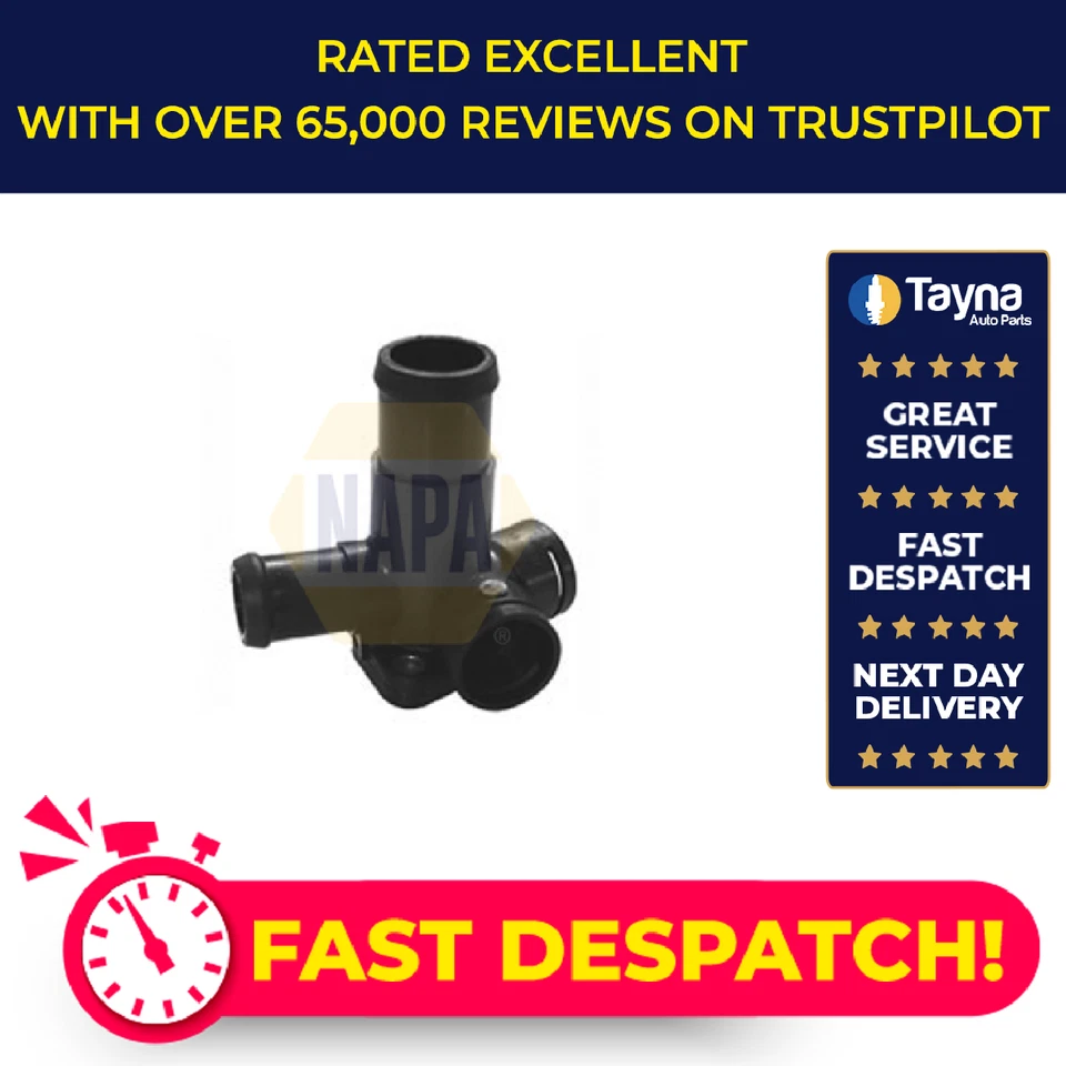 Coolant Flange / Pipe fits VW CADDY Mk1 1.6D 82 to 92 Water NAPA VOLKSWAGEN New - Image 1 of 4