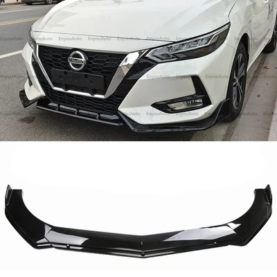 For Nissan Murano UNIVERSAL Front Bumper Lip Spoiler Splitter Glossy Black - Изображение 1 из 4