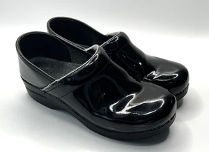 Zuecos profesionales Dansko para mujer 40 cuero negro brillante - Imagen 1 de 12